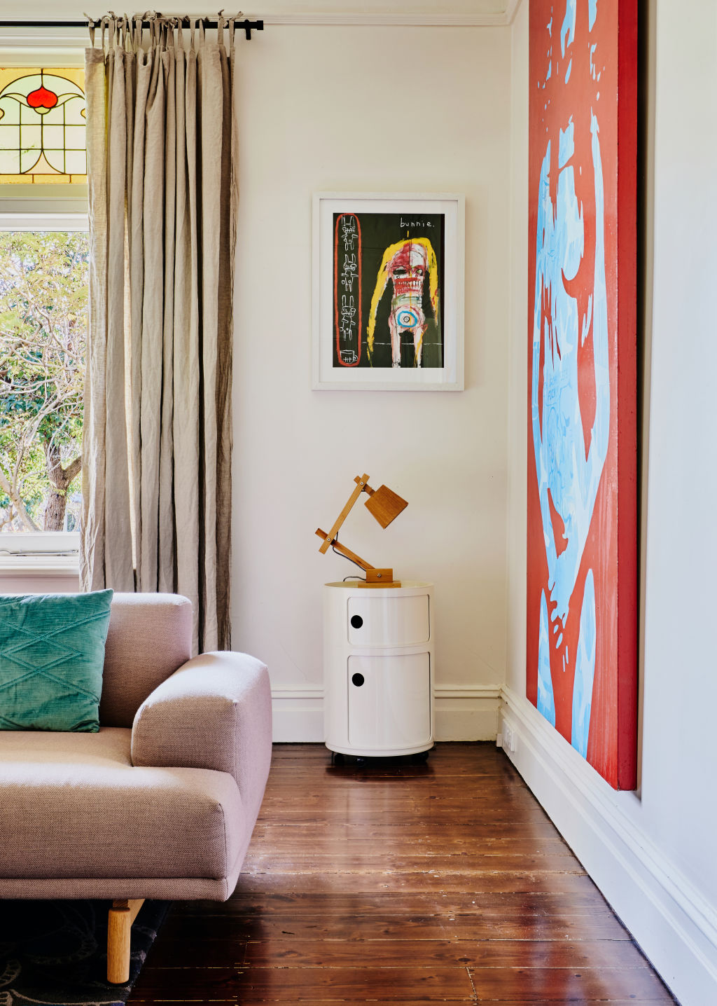 Hunt will go on passionate searches for particular items, and enjoys scouring garage sales as much as expensive interior magazines, to recreate looks on a budget. Photo: Amelia Stanwix Photography