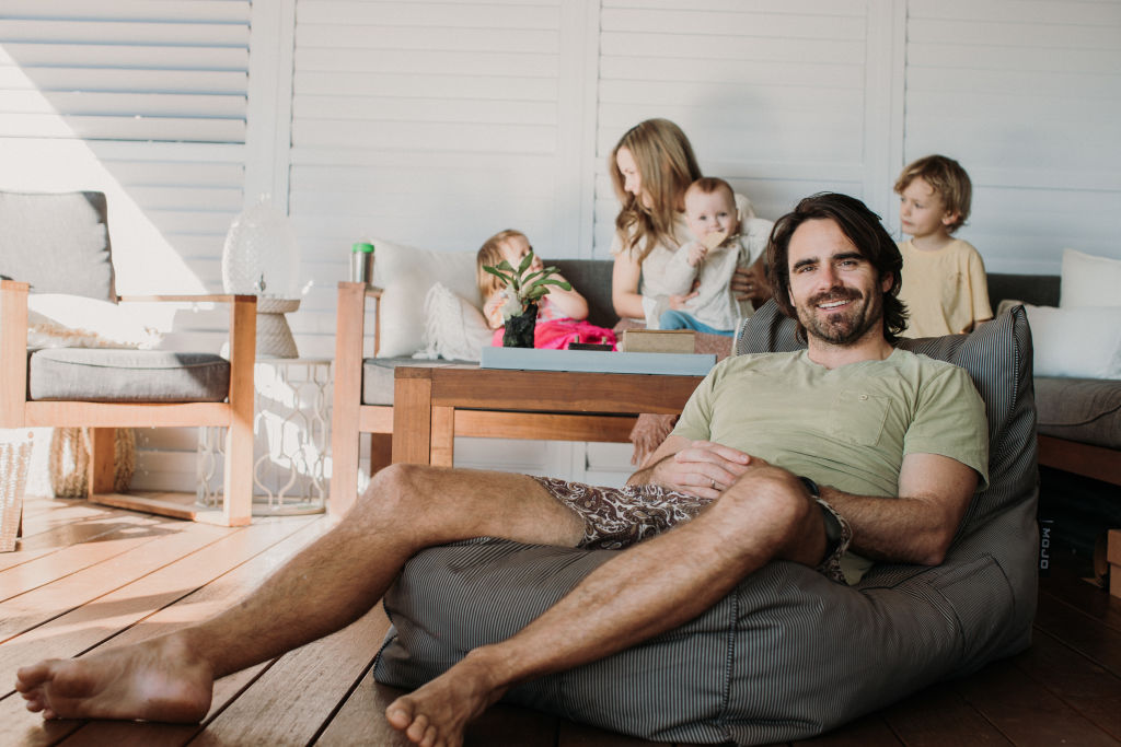 The couple lives in an original 1970s single-storey, three-bedroom home just outside of Ballina, NSW. Photo: Marcel Bracks