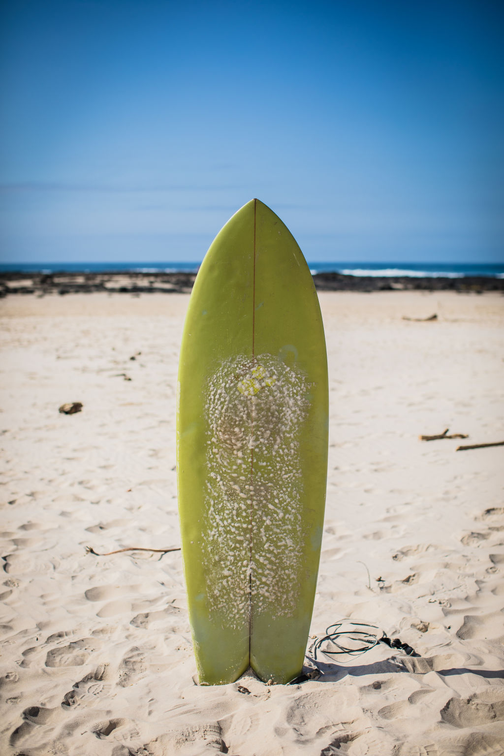 Clare's favourite surfboard. Photo: Marcel Bracks