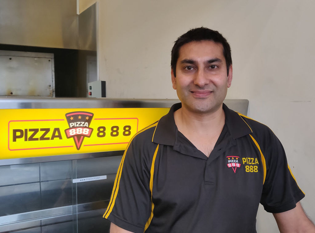 Jasjit Singh has opened two new pizza bars in the past few weeks.