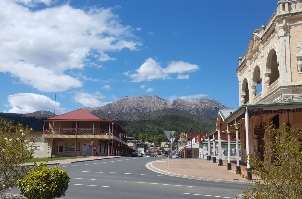 The main street of Queenstown, Orr Street. Photo: Rebecca Lay