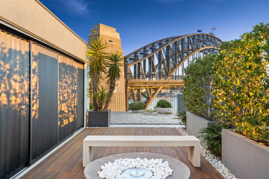 The outdoor spaces have been cleverly zoned off to create a sense of intimacy.  Photo: Supplied