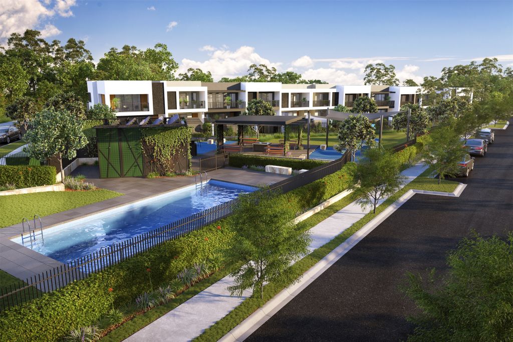 Georges Cove Residences - Community Green. Photo: Supplied