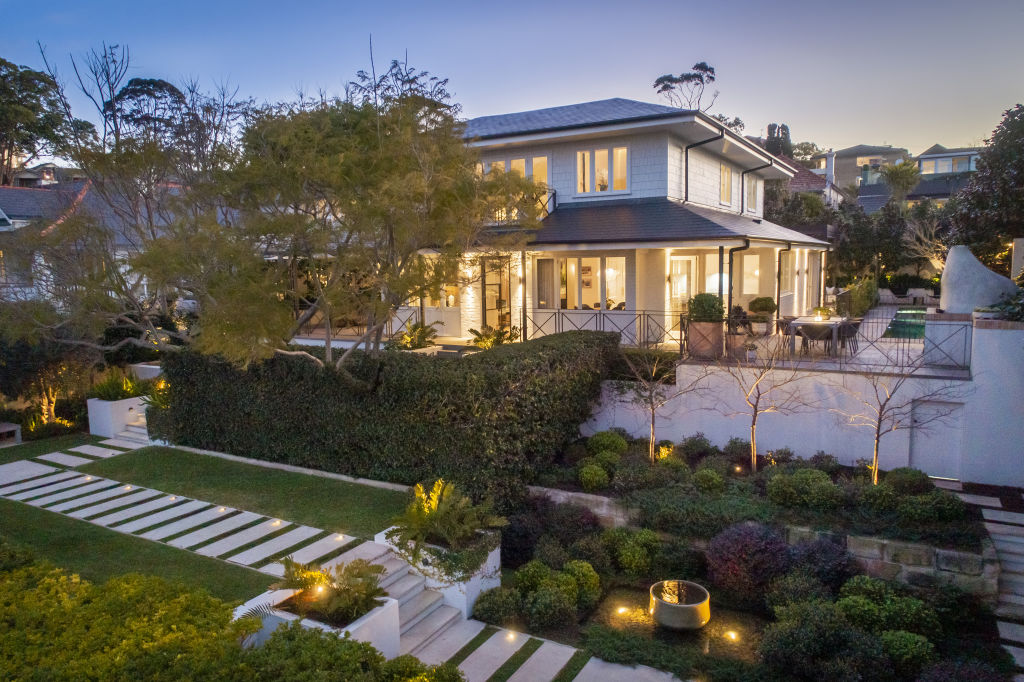 Simon and Kristen Rooney have sold their Mosman home for more than $12 million. Photo: Supplied
