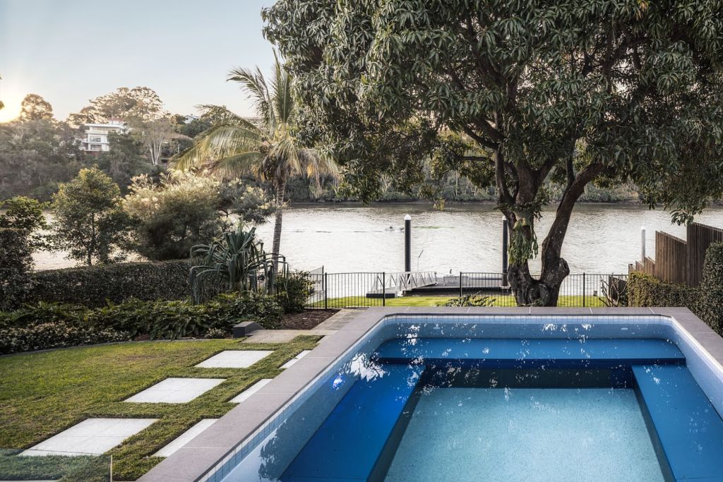 The high-tech pool lets users swim against a current. Photo: Ray White New Farm