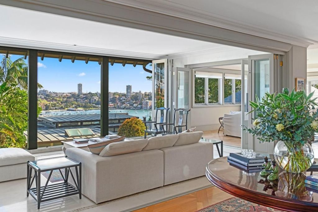 Former QBE chief Pat Regan and his wife Georgina Koch have sold their Point Piper pad.