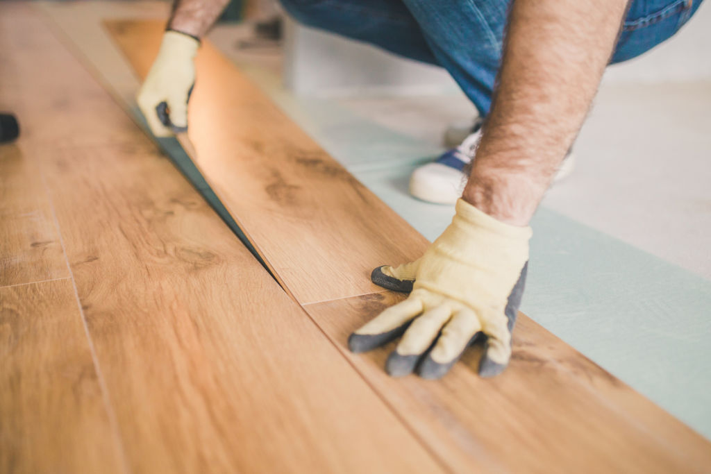 Laying floating floors without adequate subfloor preparation can result in a poor finish. Photo: iStock