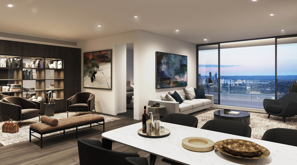 The development takes inspiration from Sydney's waterways in its design.  Photo: Supplied