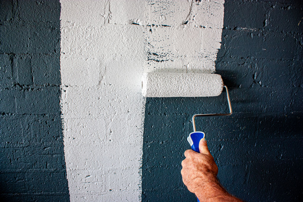 It pays to do a base coat to see the true colour of the white you choose. Photo: Monarch