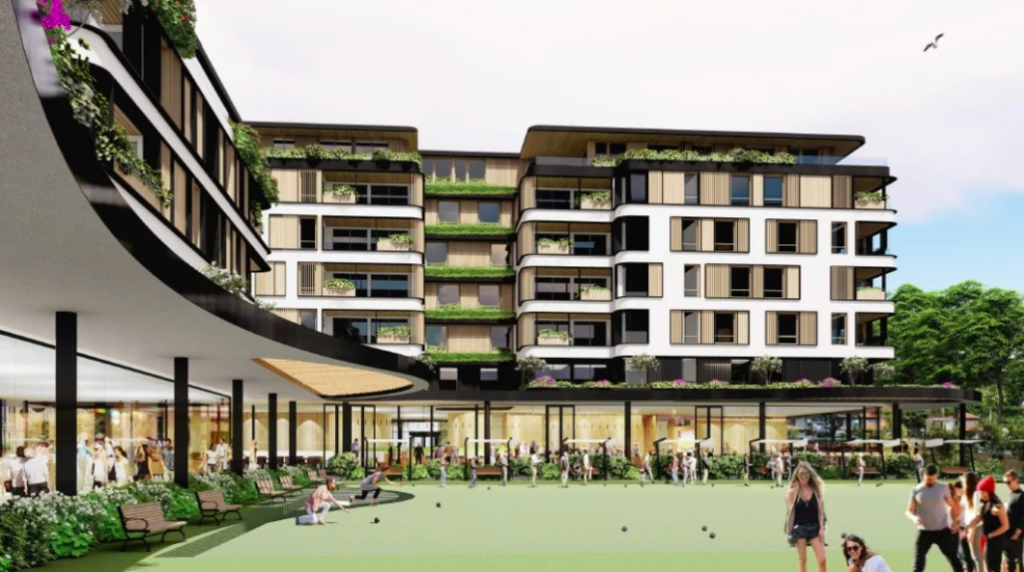 Seniors living development plans at Waverley Bowling Club