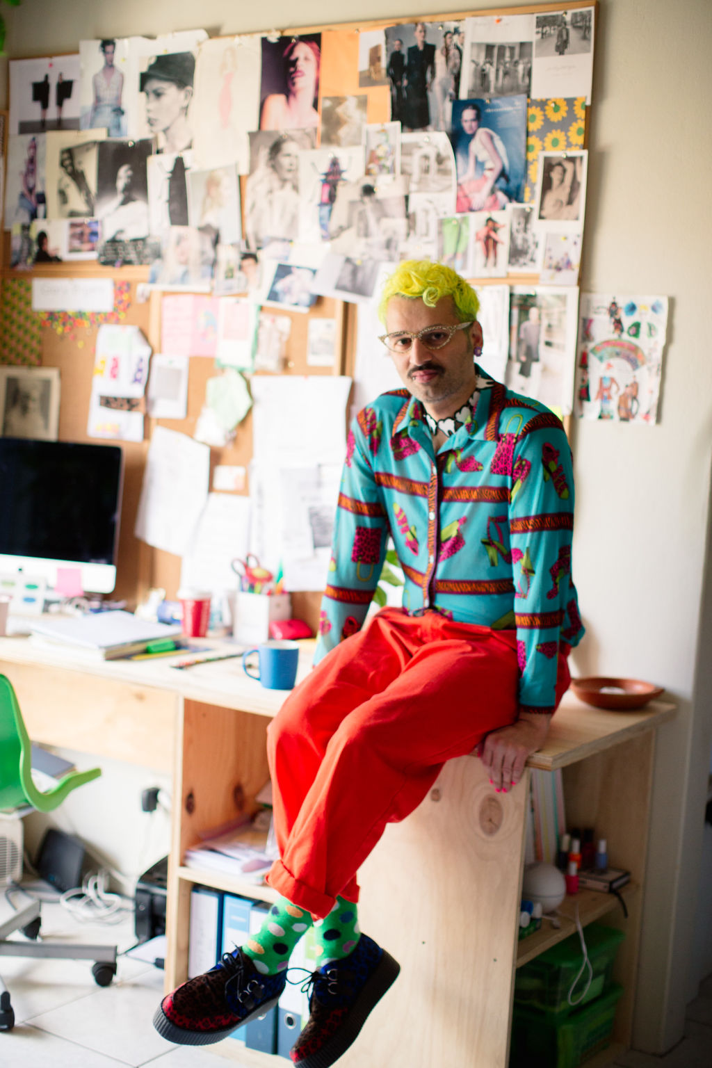 Bigeni surrounds himself with sentimental items and custom-made jewellery. Photo: Rachel Kara.