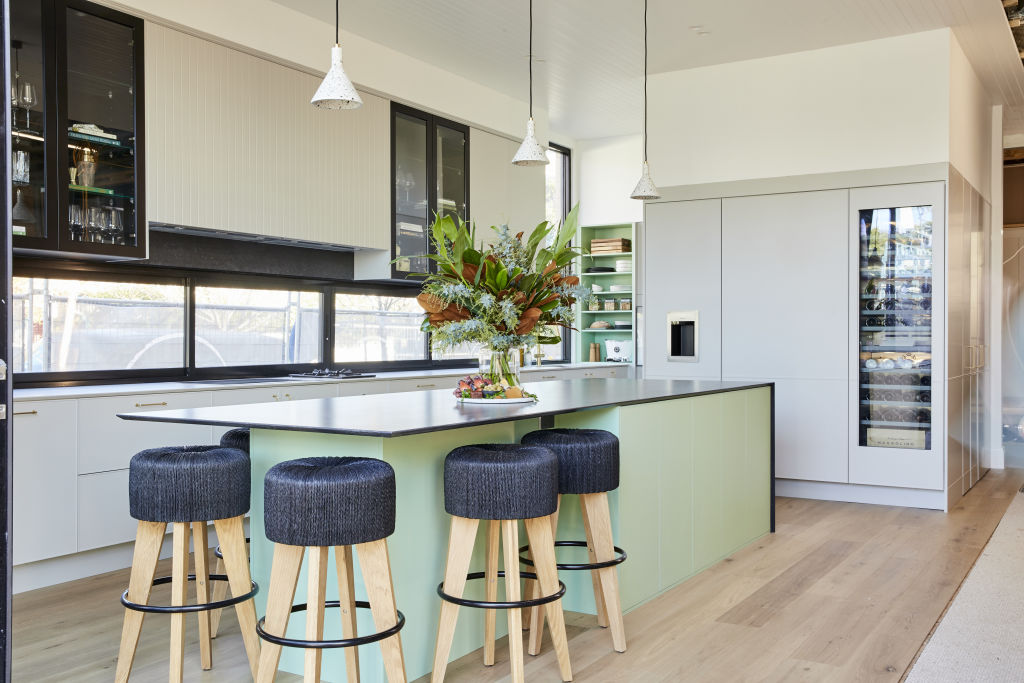 The new owners will have their friends green with envy over this kitchen. Photo: Nine.