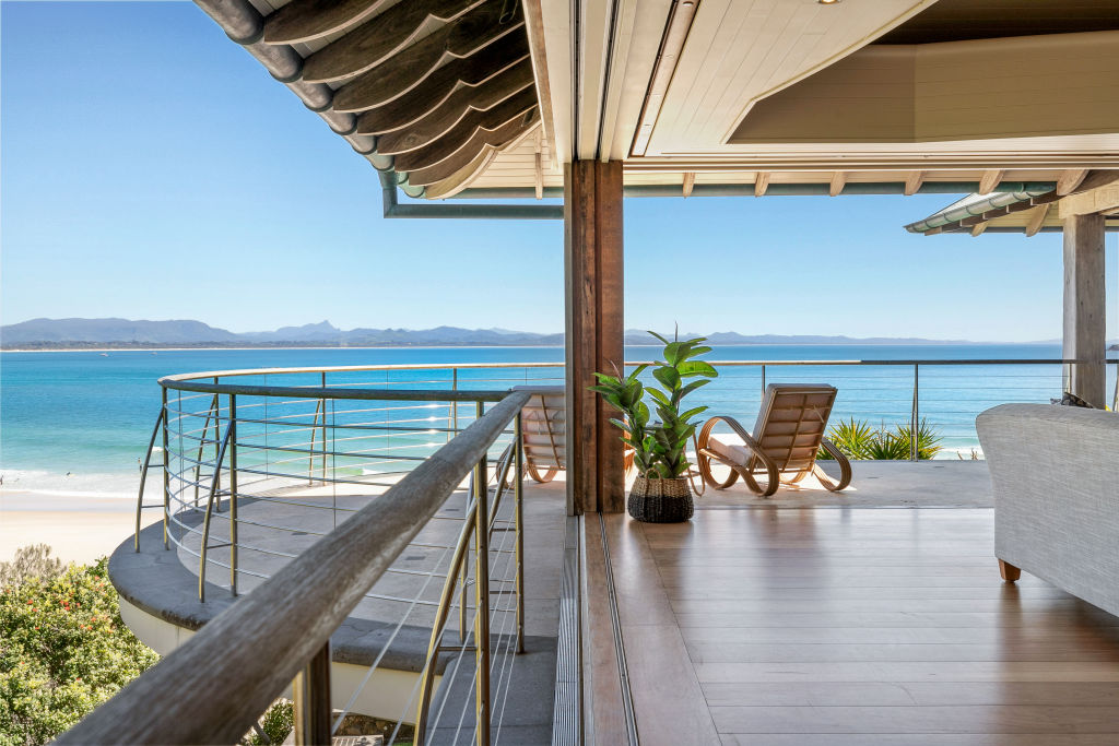 This Wategos Beach house sold for $22 million last year to Rip Curl's Brian Singer.