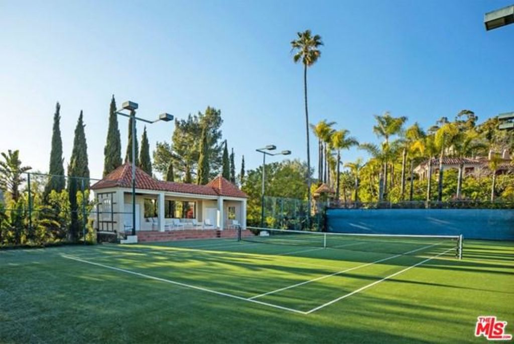The lush tennis court. Photo: Remax Collection