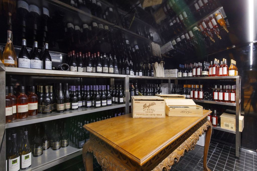 There's a 2000-bottle wine cellar. Photo: Reed & Co