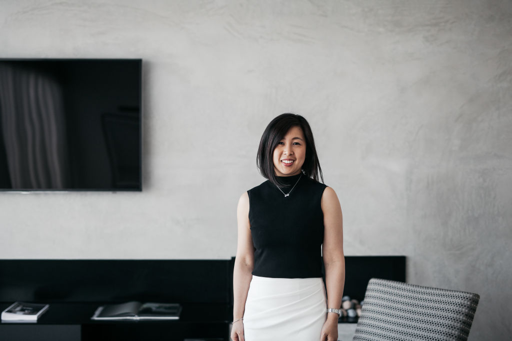 Interior designer Tisha Lee. Photo: Brook James