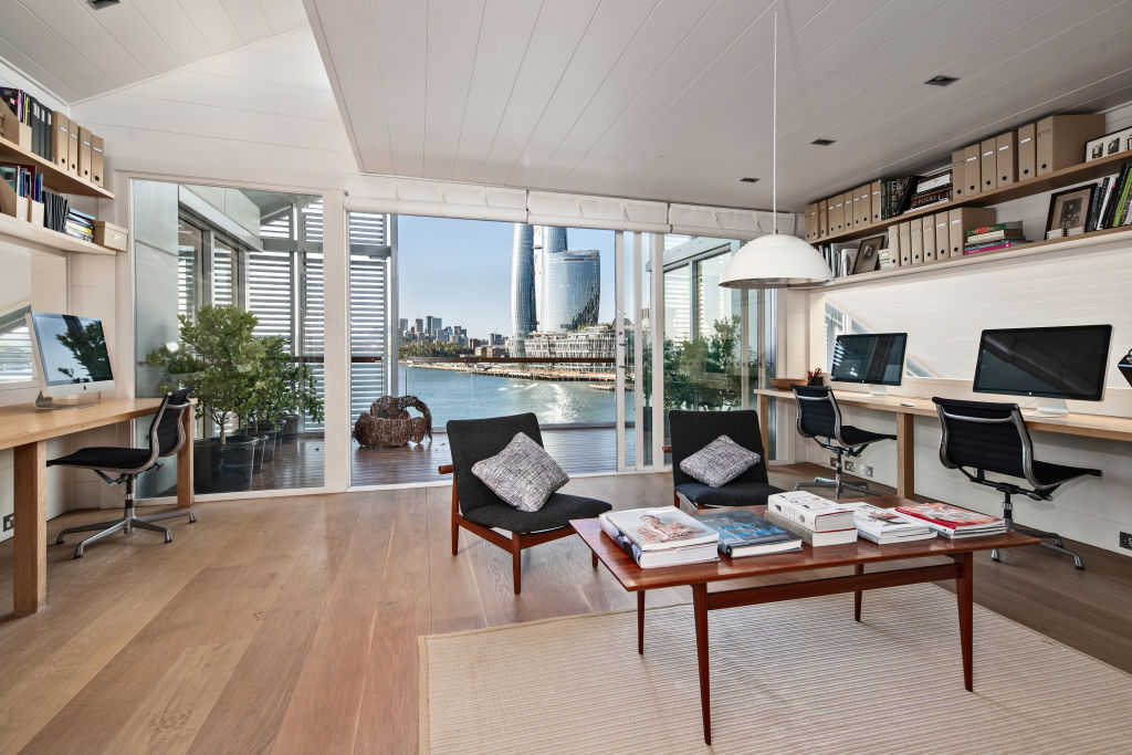 The Sydney Wharf penthouse of Michael Maxwell hits the market for the first time since it was built for $20 million.