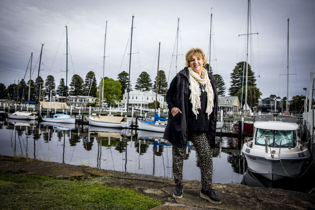 Lise Smith recently moved to Port Fairy to escape Melbourne. Photo: Nicole Cleary