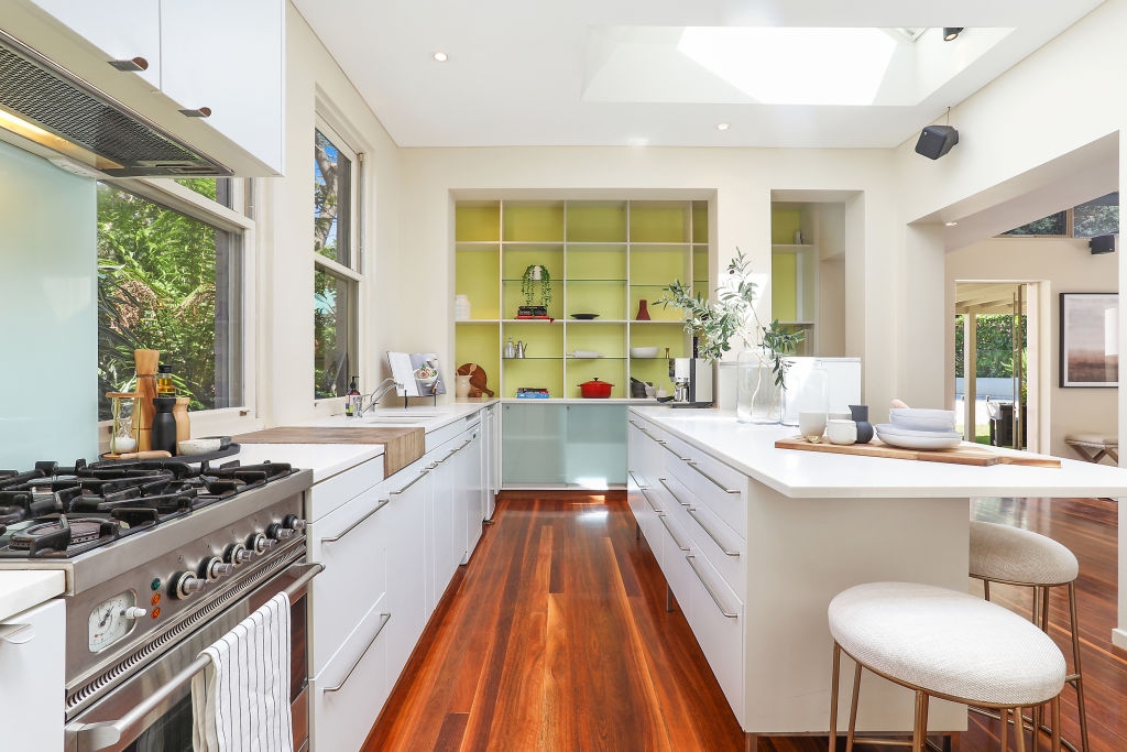 There is a modern kitchen with walk-in-pantry.  Photo: Supplied