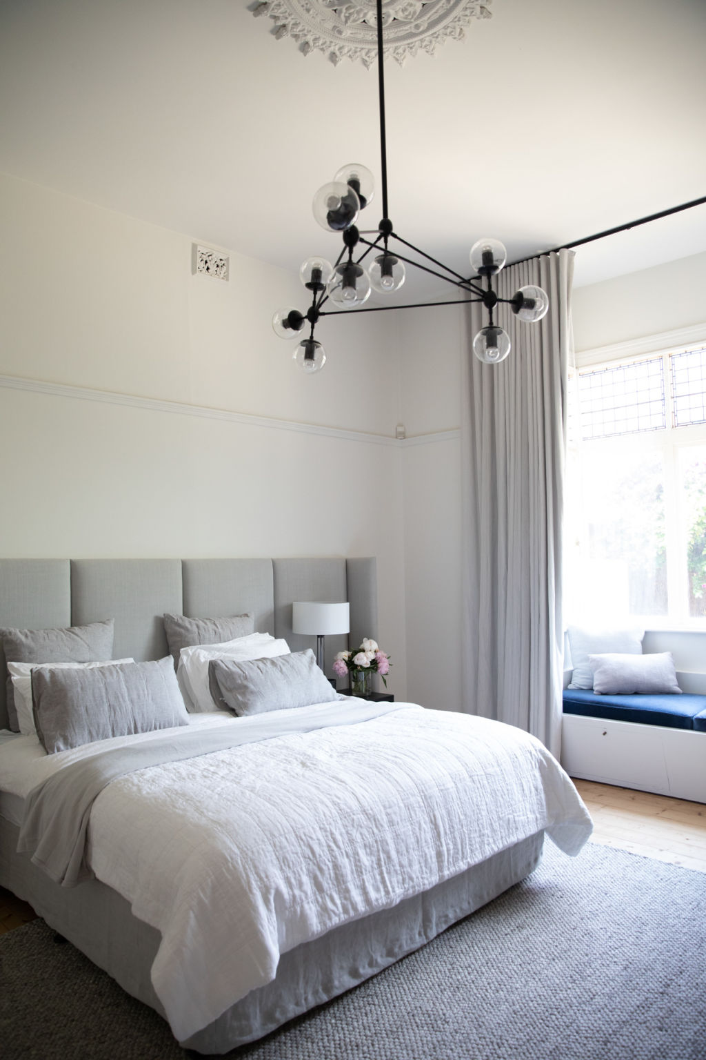 Nadia Bartel's bedroom is a favourite location when shooting at home. Photo: Katie Fergus