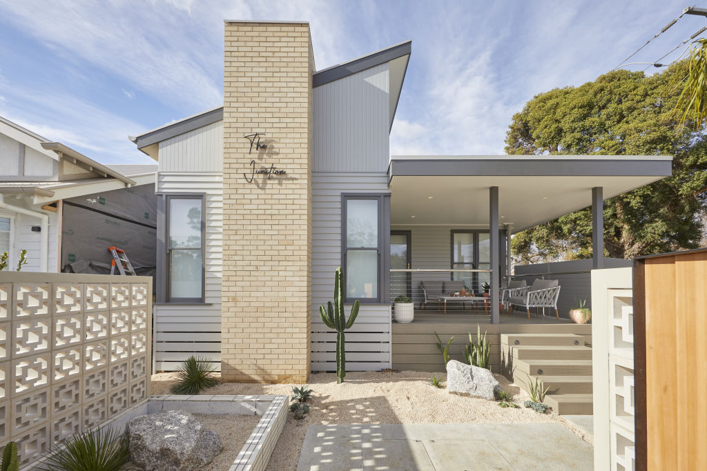 Jimmy and Tam's 1950s-style house. Photo: Nine