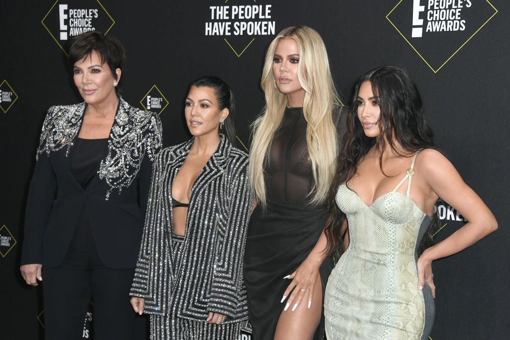 Khloe Kardashian (second from right) and her mum Kris Jenner (far left)  snapped up multimillion-dollar mansions next door to each other in a Los Angeles gated community. Photo: Frazer Harrison/Getty Images
