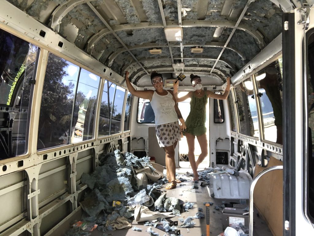 Renovating the bus took substantial trial and error. Photo: Supplied