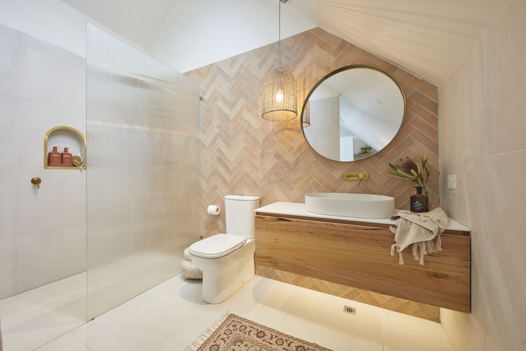 The earthy tiles add character. Photo: Channel Nine