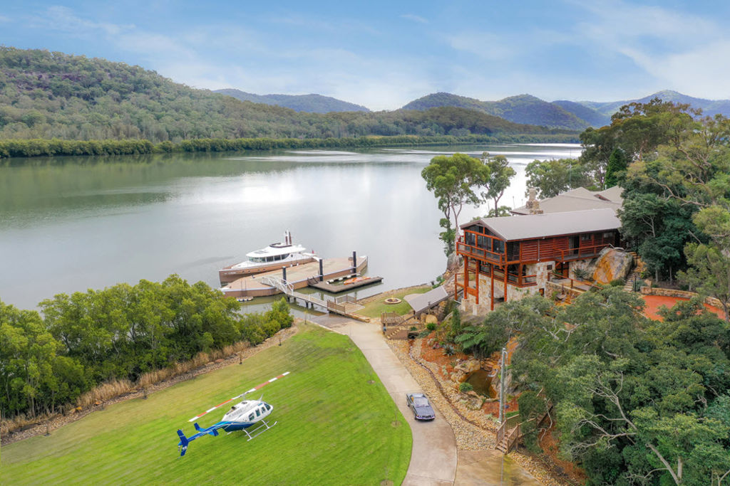 Luxury lodge Sentry Rock on the Hawkesbury River on the market for about $12 million