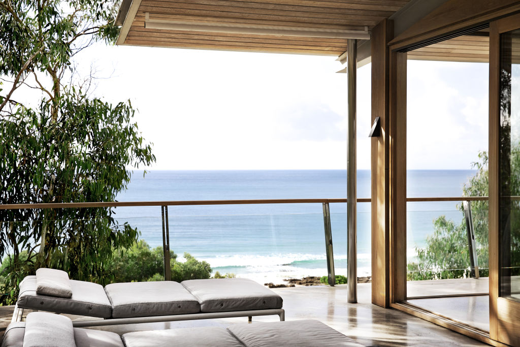 Architect Rob Mills's coastal pad at 2A Tradewinds Avenue in Lorne is one of Australia's most in-demand holiday rental properties. Photo: Kay & Burton