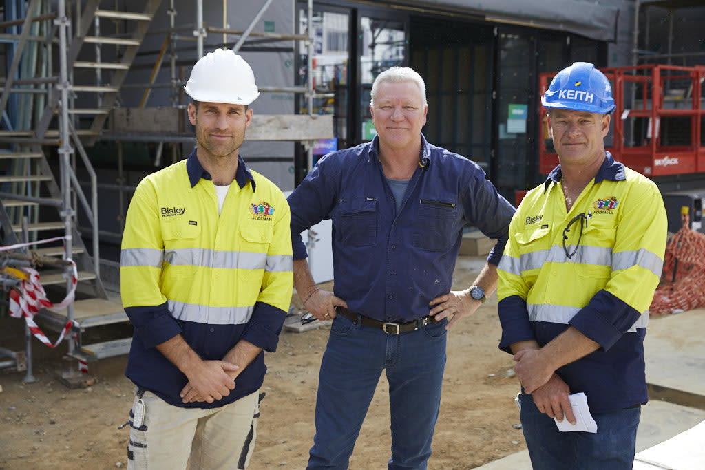 Play by the rules or face the wrath of Foreman Dan, Scotty Cam and Foreman Keith. Photo: Channel Nine