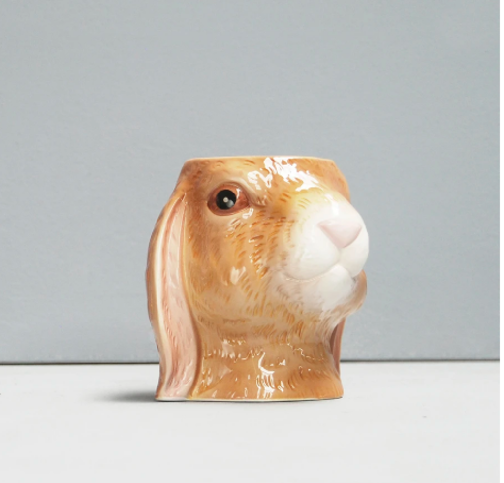 Ceramic bunny planter, RRP $25.