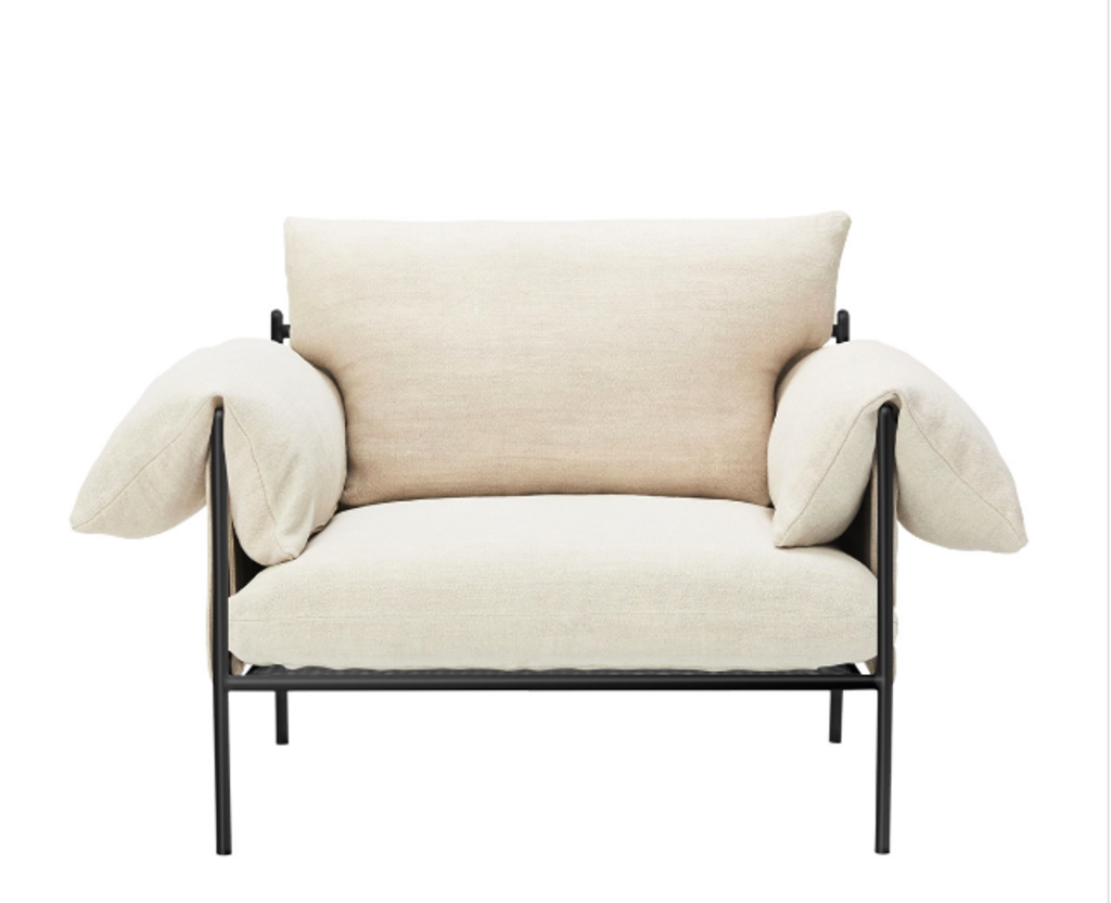 Alva linen armchair, RRP $1595.