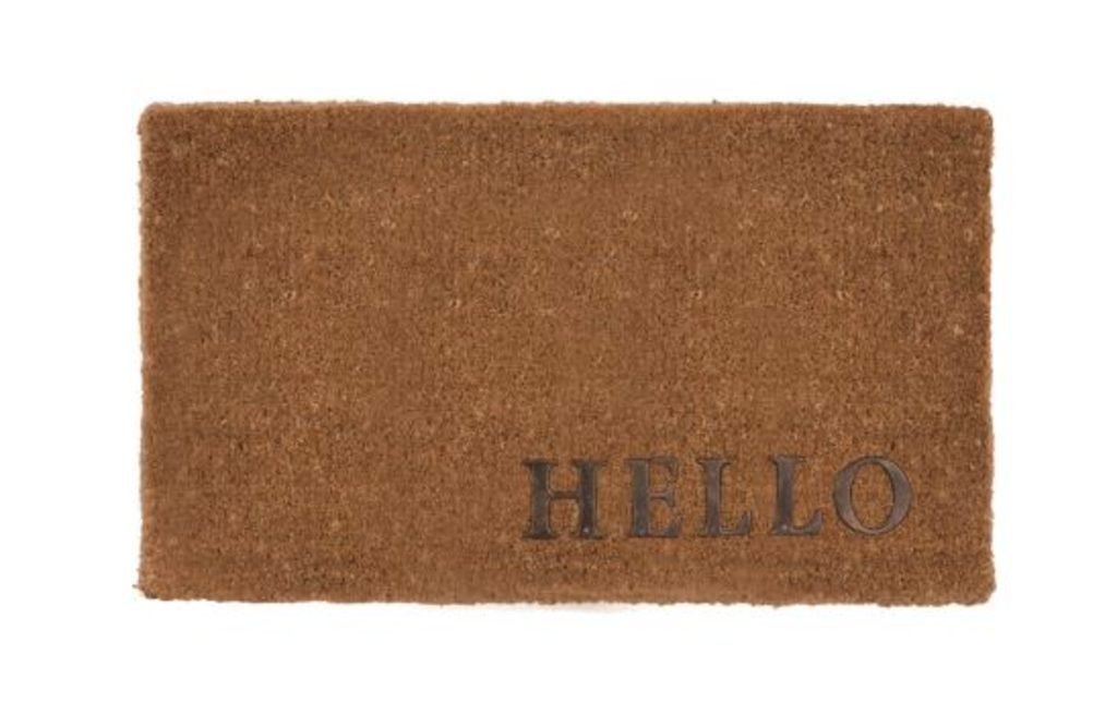 Copper finish door mat, RRP $29.95.