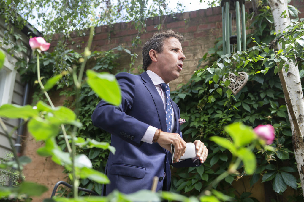 Auctioneer Ryan Currie. Photo: Stephen McKenzie