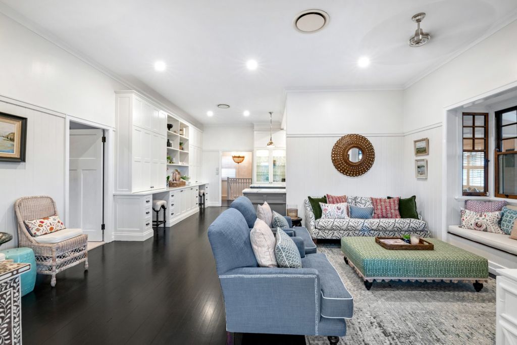 Inside the renovated 15 Hamel Street, Camp Hill. Photo: Place Estate Agents