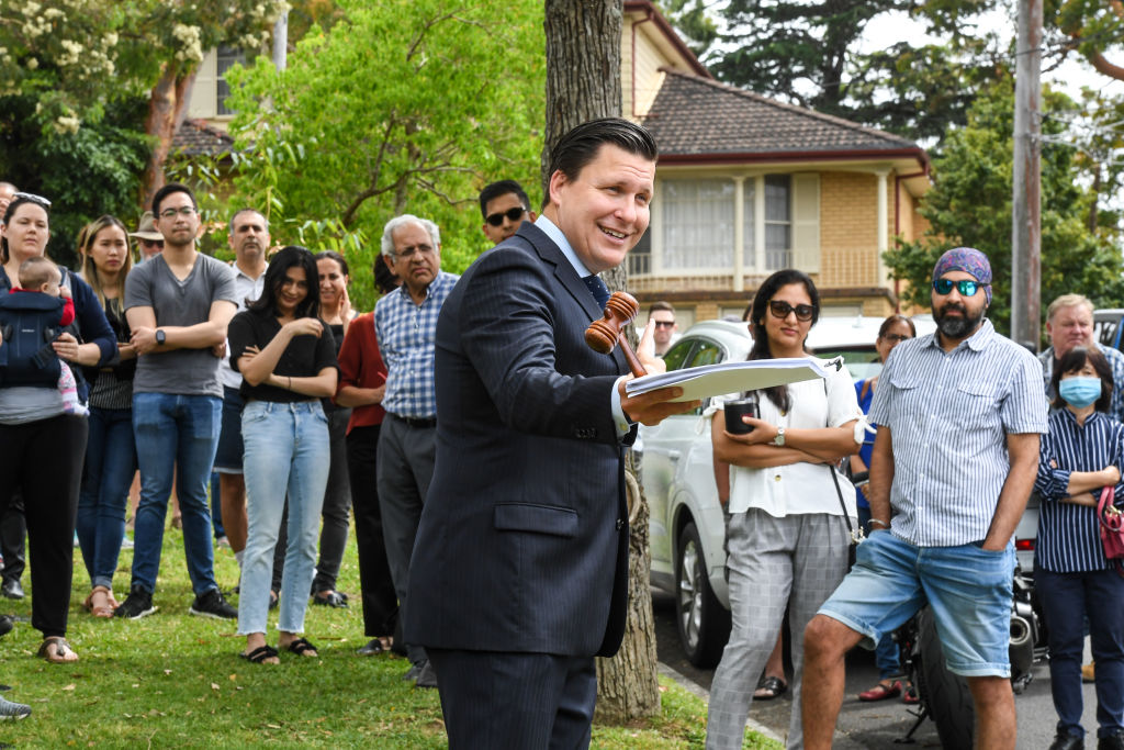 First-home buyers have been out in force at auctions for entry-level properties in Sydney. Photo: Peter Rae