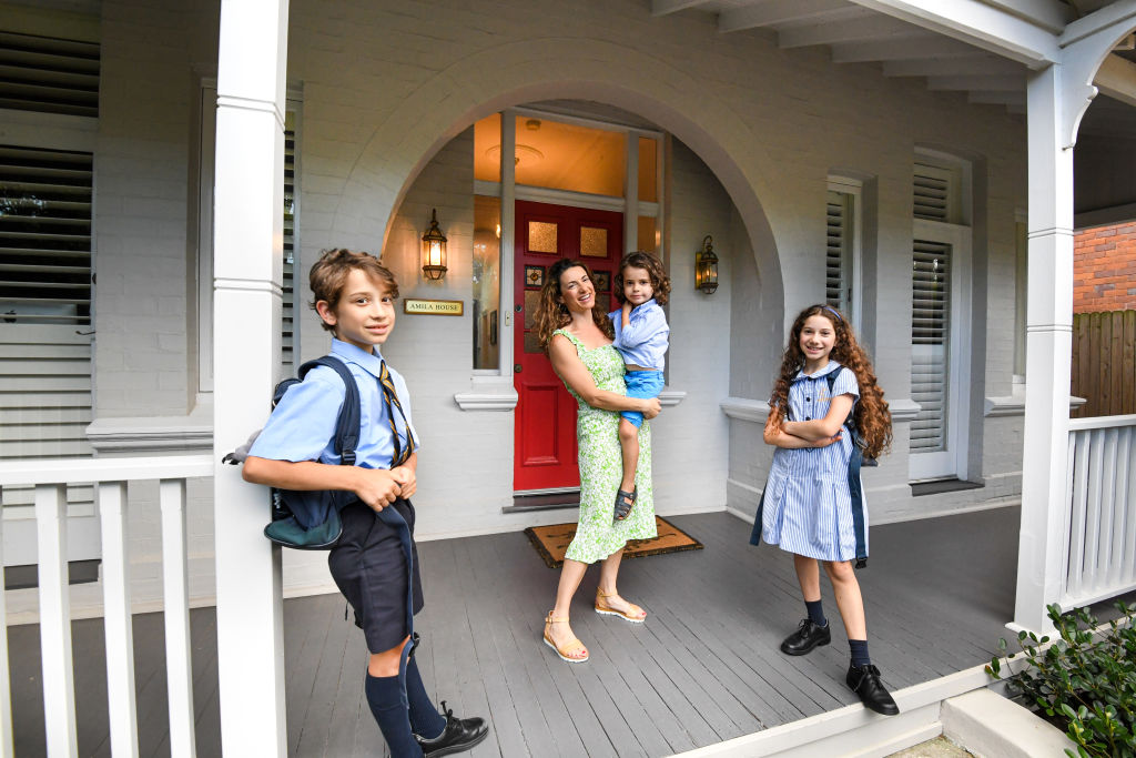 The Clyde family love Mosman for its wide variety of good schools. Photo: Peter Rae