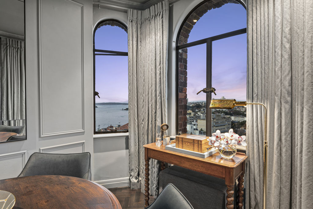 Elizabeth Bay's seminal art deco building Birtley Towers' top floor