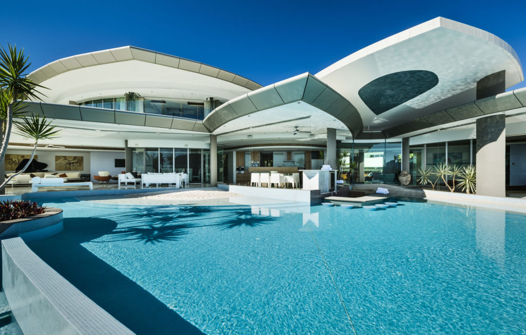 Aqua at Airlie Beach can rent for more than $100,000 per week. Photo: Contemporary Hotels
