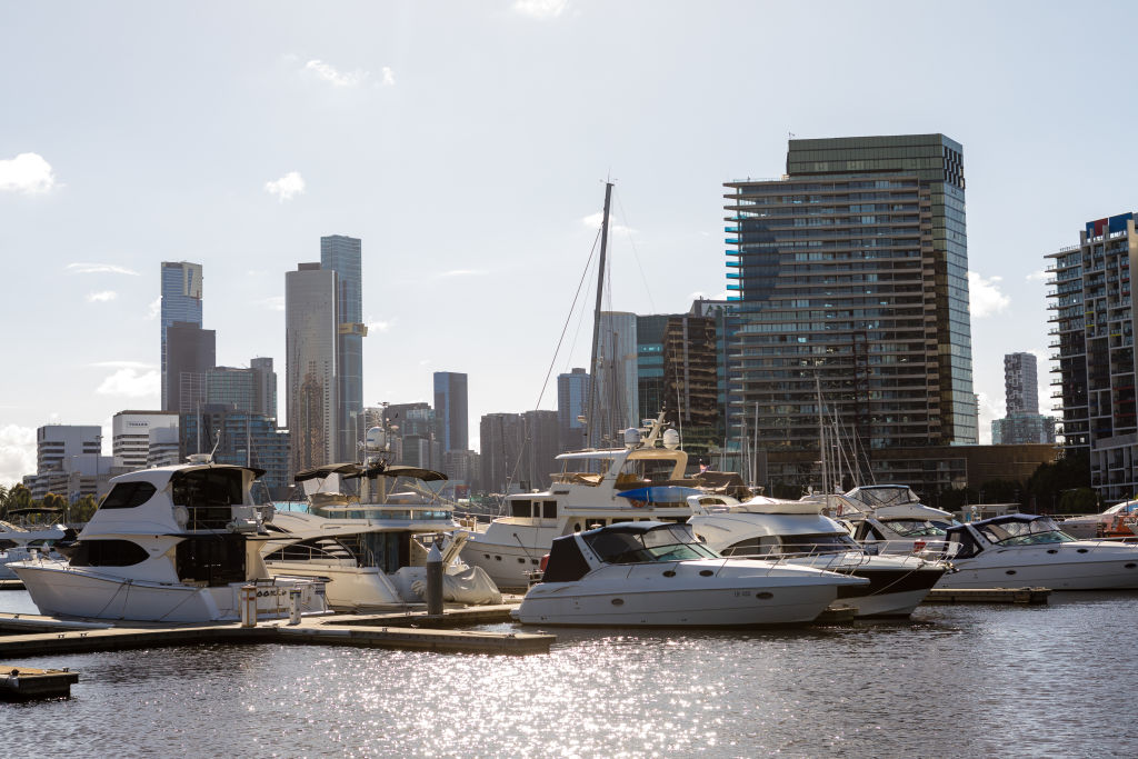 Despite the pandemic, the Docklands property market has remained steady, with owner occupiers showing interest in the area. Photo: Greg Briggs