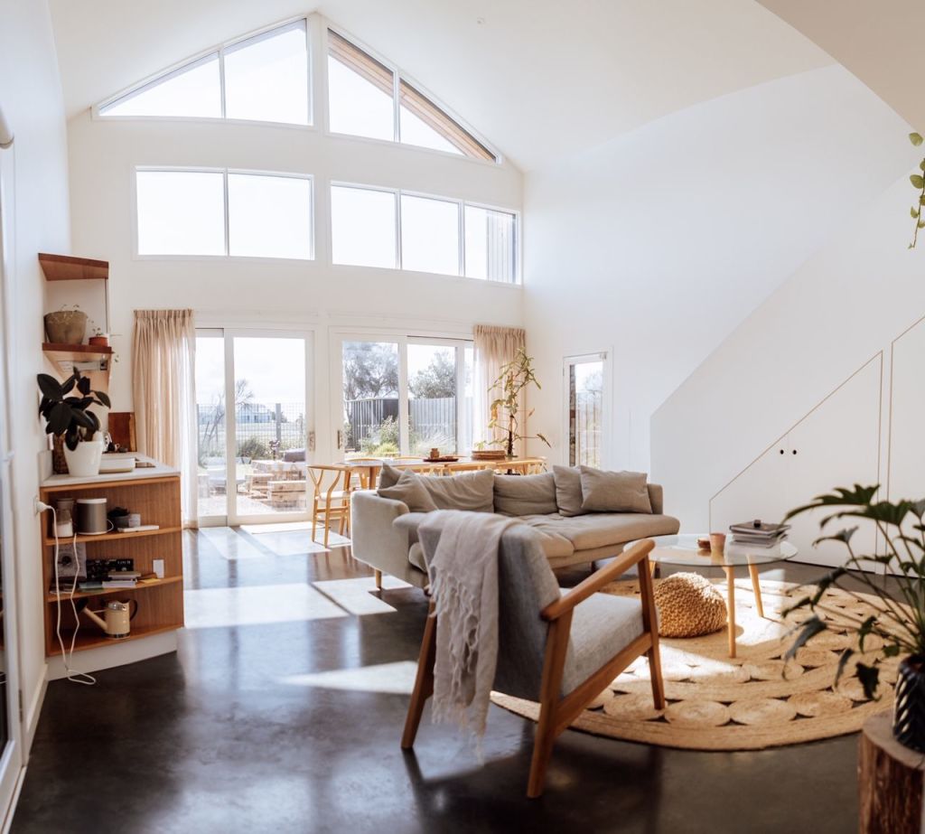 A display home at The Cape, a sustainable housing development in Victoria. Photo: Meredith O’Shea