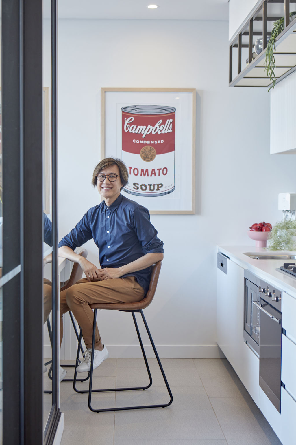 Vitus Lee Chan at home in Marrick &amp; Co in Marrickville Photo: Peter Rae