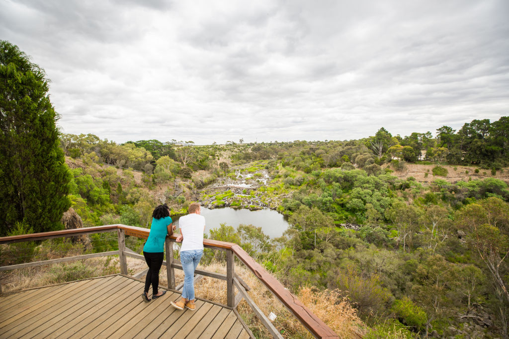 Buckley Falls feels miles away from metro life but it only a short trip from the Geelong CBD.