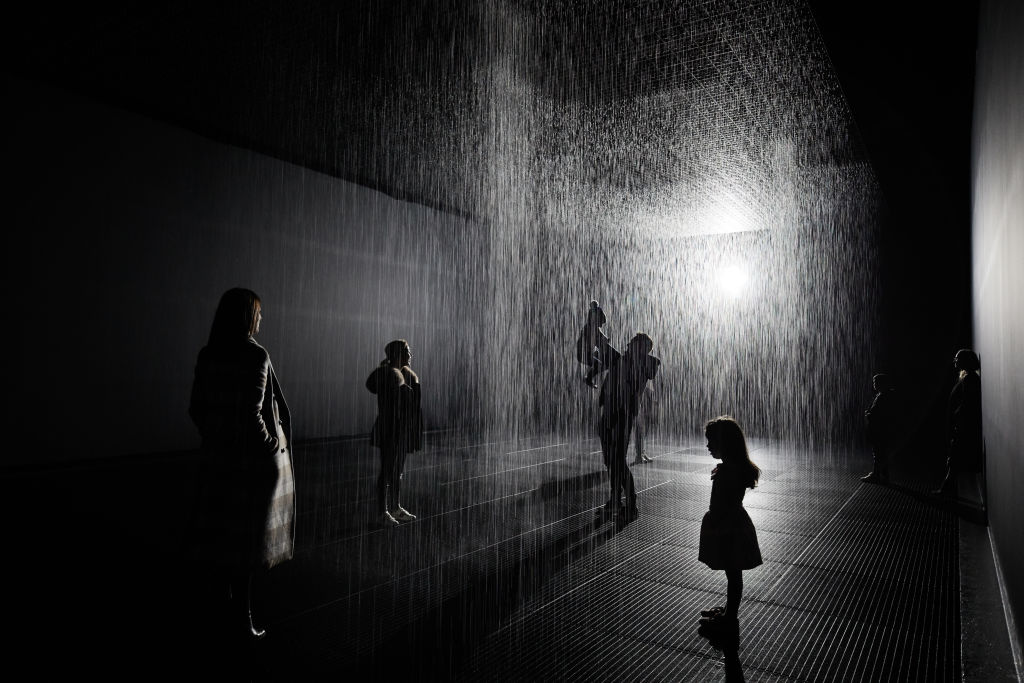 Rain Room, Jackalope Pavilion Photo: SHARYN CAIRNS