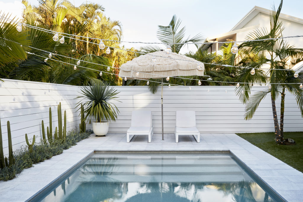 Small pools have become just as popular as larger ones when it comes to 'delivering the backyard dream'. Photo: Lights4fun