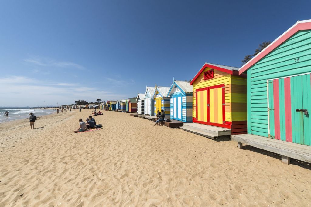 Before you get tempted to use a Brighton Beach box as a cut-price beachfront home, there are strict laws around sleeping arrangements. No sleeping or living in the beach boxes is allowed. Photo: Supplied