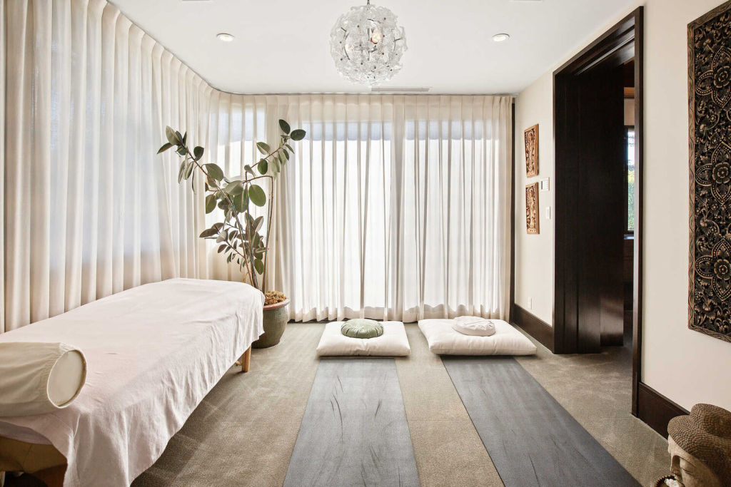 The home includes a massage room. Photo: Eric Haskell Group