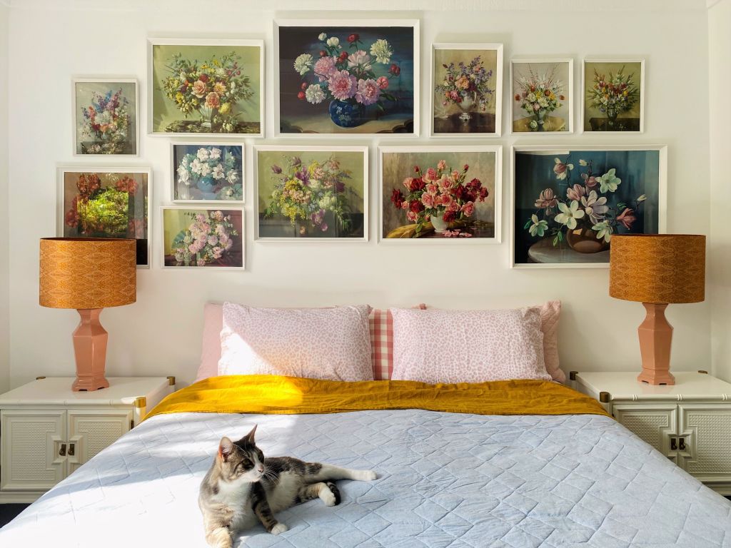 A gallery wall, known as a salon hang, will likely never date. Photo: Carolyn Burns-McCrave of Burns McCrave Design.