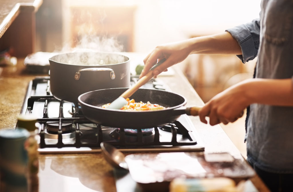 Cooking is a productive way to spend your lunch break. Photo: iStock